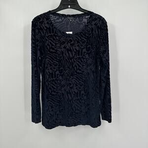 Hannah Womens Top Size S‎ Burnout Velvet Whimsigoth Fairygrunge Ethereal